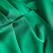 صورة Satin Wrap Dress Green
