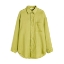 صورة Shirt Collar Straight Long Sleeve Shirt