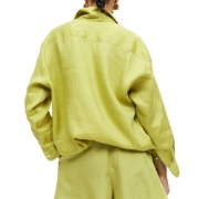 صورة Shirt Collar Straight Long Sleeve Shirt