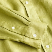 صورة Shirt Collar Straight Long Sleeve Shirt