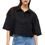صورة Oversized Linen Shirt