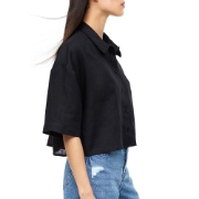 صورة Oversized Linen Shirt
